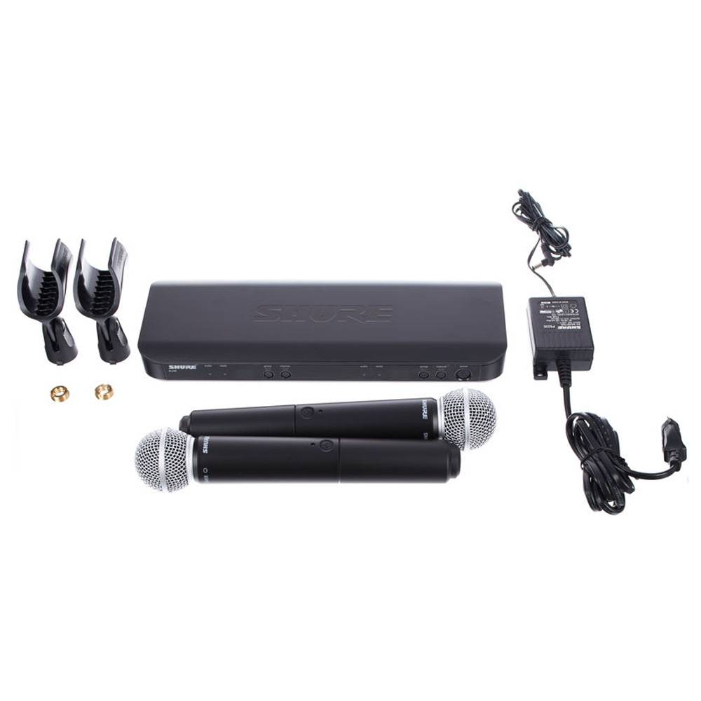 Shure BLX288/SM58 Dual Channel Wireless Handheld Microphone System